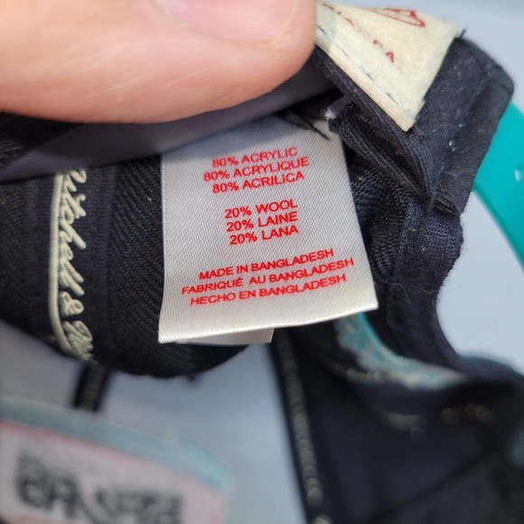 San Antonio Spurs Snapback Hat Black Blue Hardwood Classic Mitchell & Ness NBA - Picture 15 of 16